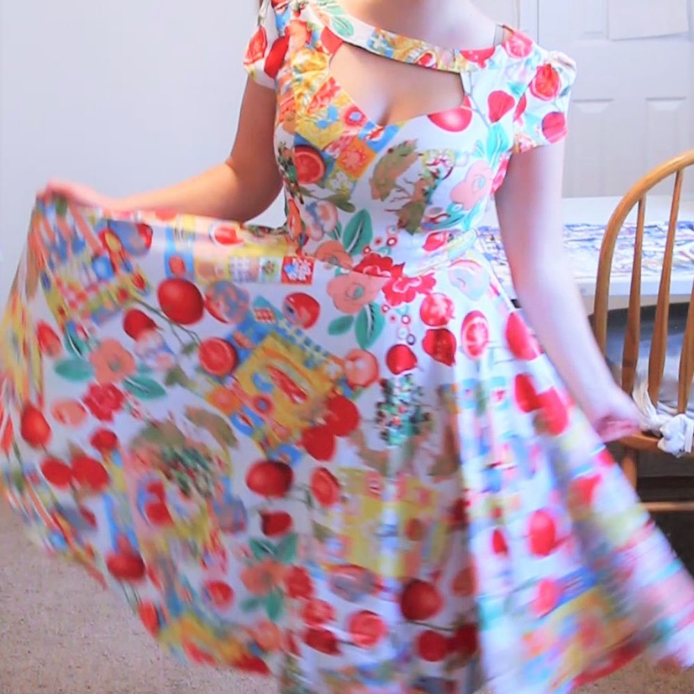 Colorful Fruit Dress